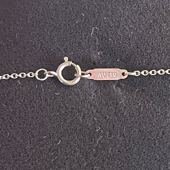 Tiffany & Co Love Necklace with White/Rose Gold and Pave Diamonds - Picture 9 of 12